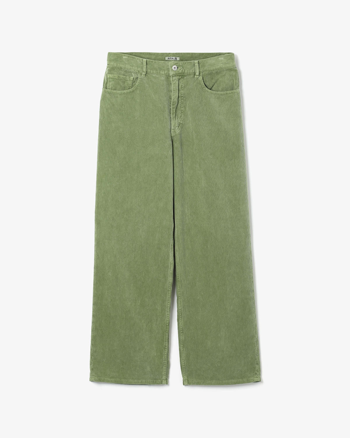 GARMENT-DYED FINX CORDUROY 5P WIDE PANTS (WOMEN'S)