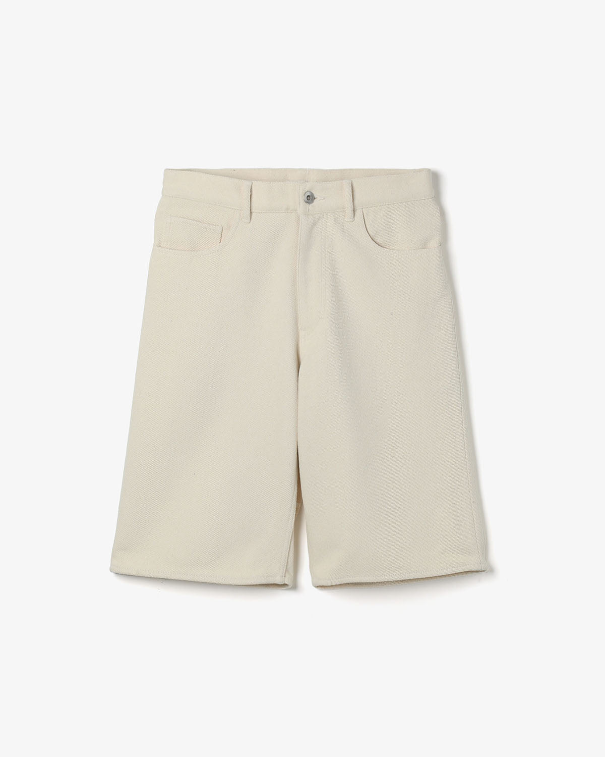 SILK NEP DENIM 5P WIDE SHORTS (WOMEN'S)