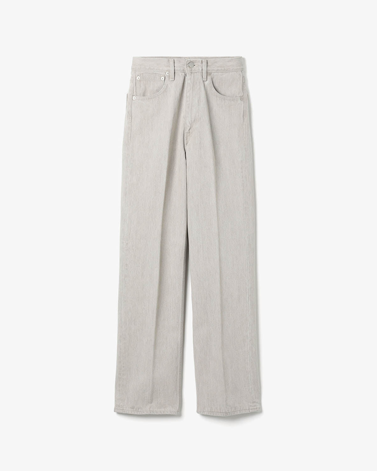 FADED HARD TWIST BROWN DENIM 5P PANTS (WOMEN'S)