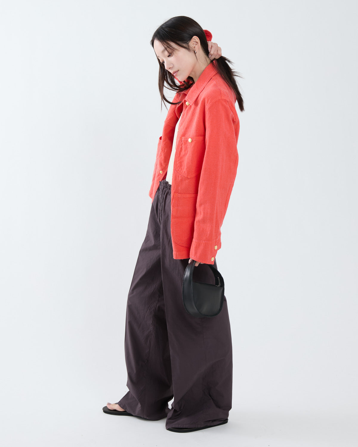 GARMENT-DYED FINX SHUTTLE WEATHER DRAWSTRING PANTS