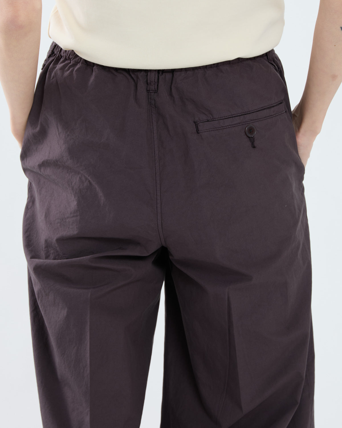 GARMENT-DYED FINX SHUTTLE WEATHER DRAWSTRING PANTS
