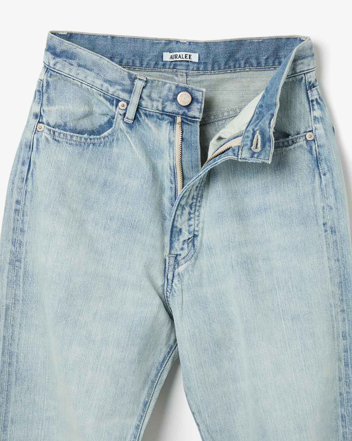 FADED SELVEDGE LIGHT DENIM PANTS (WOMEN'S)