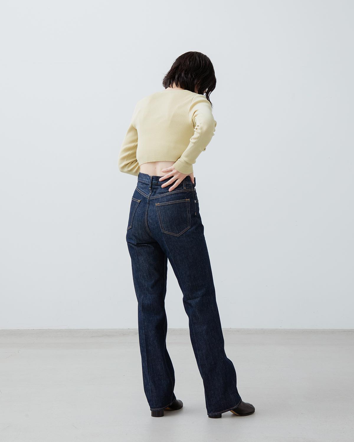 HARD TWIST DENIM 5P PANTS (WOMEN'S)