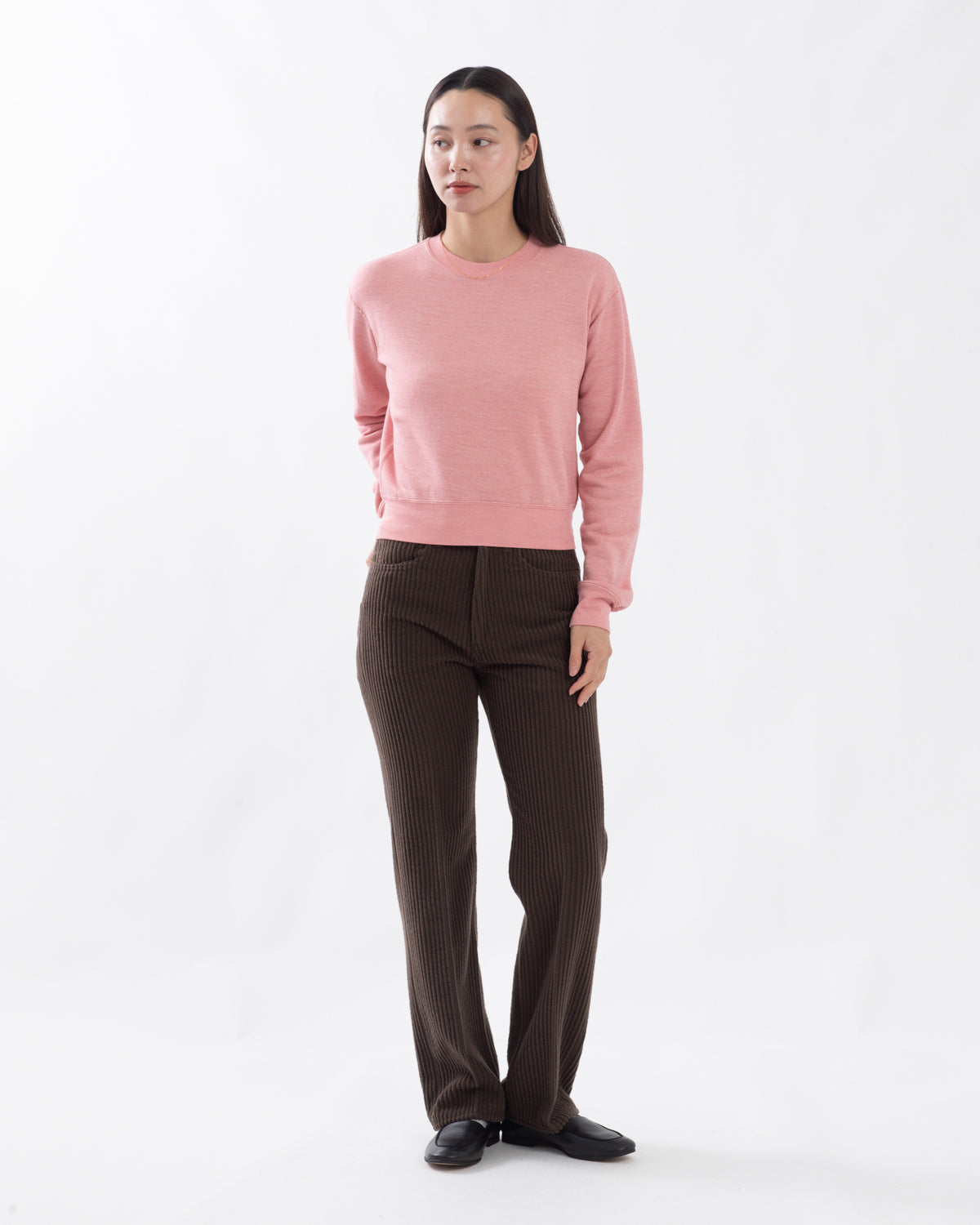 WOOL CASHMERE CORDUROY 5P PANTS (WOMEN'S)