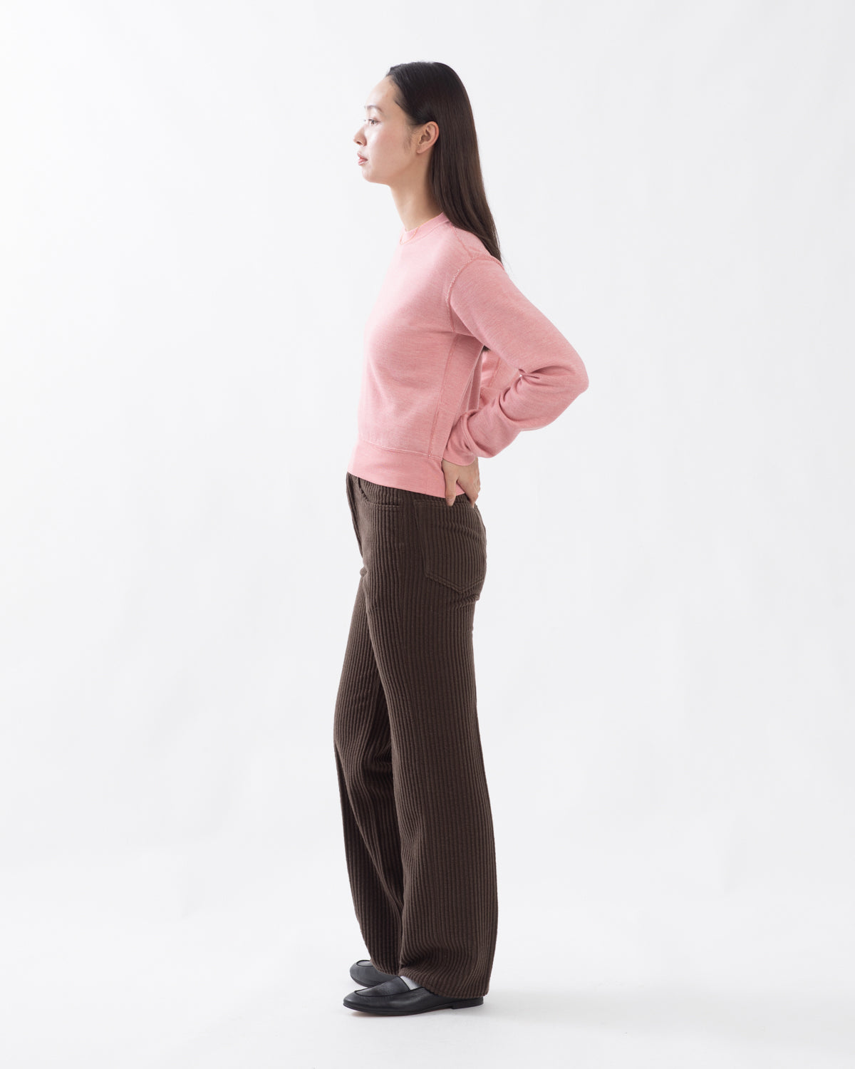 WOOL CASHMERE CORDUROY 5P PANTS (WOMEN'S)