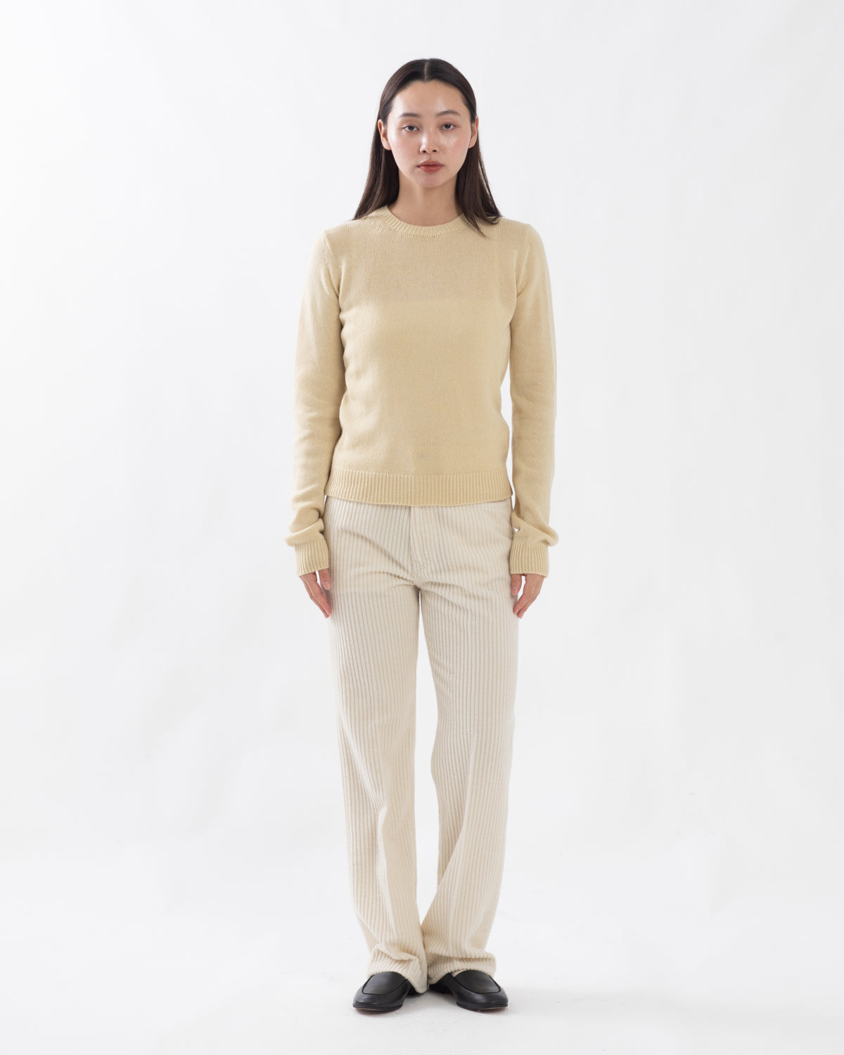 WOOL CASHMERE CORDUROY 5P PANTS (WOMEN'S)