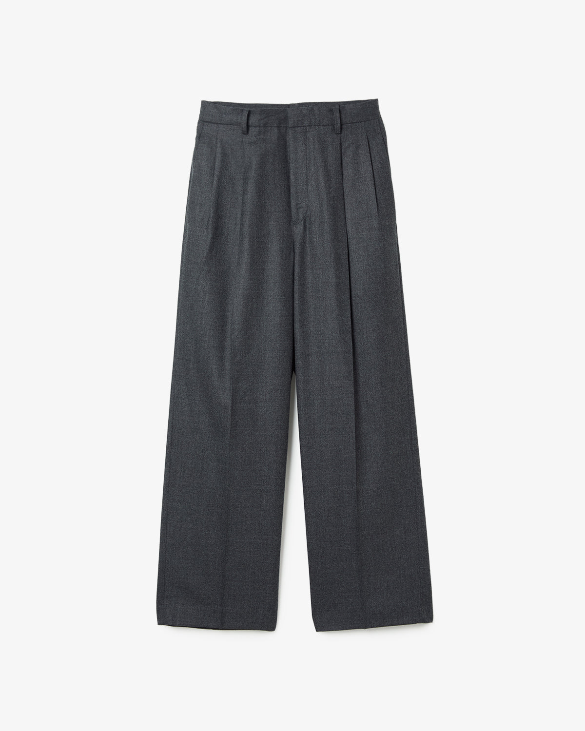 SUPER LIGHT WOOL TWO-TUCK SLACKS