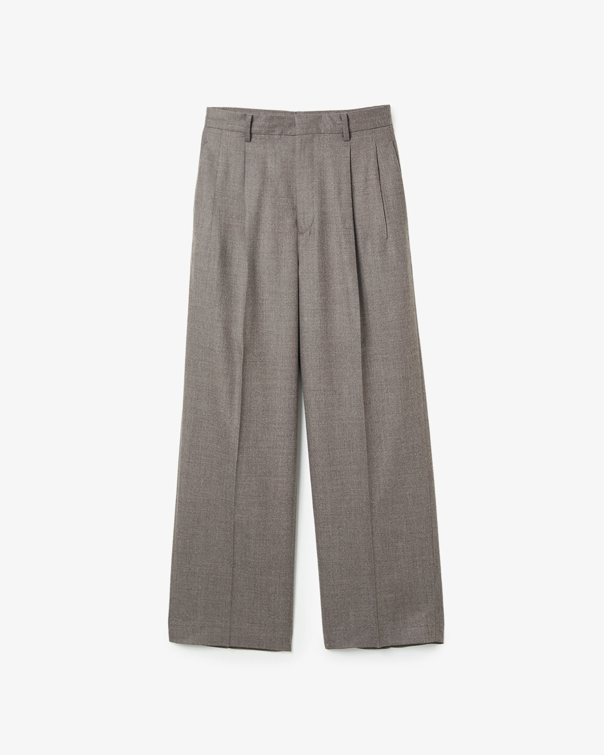 SUPER LIGHT WOOL TWO-TUCK SLACKS