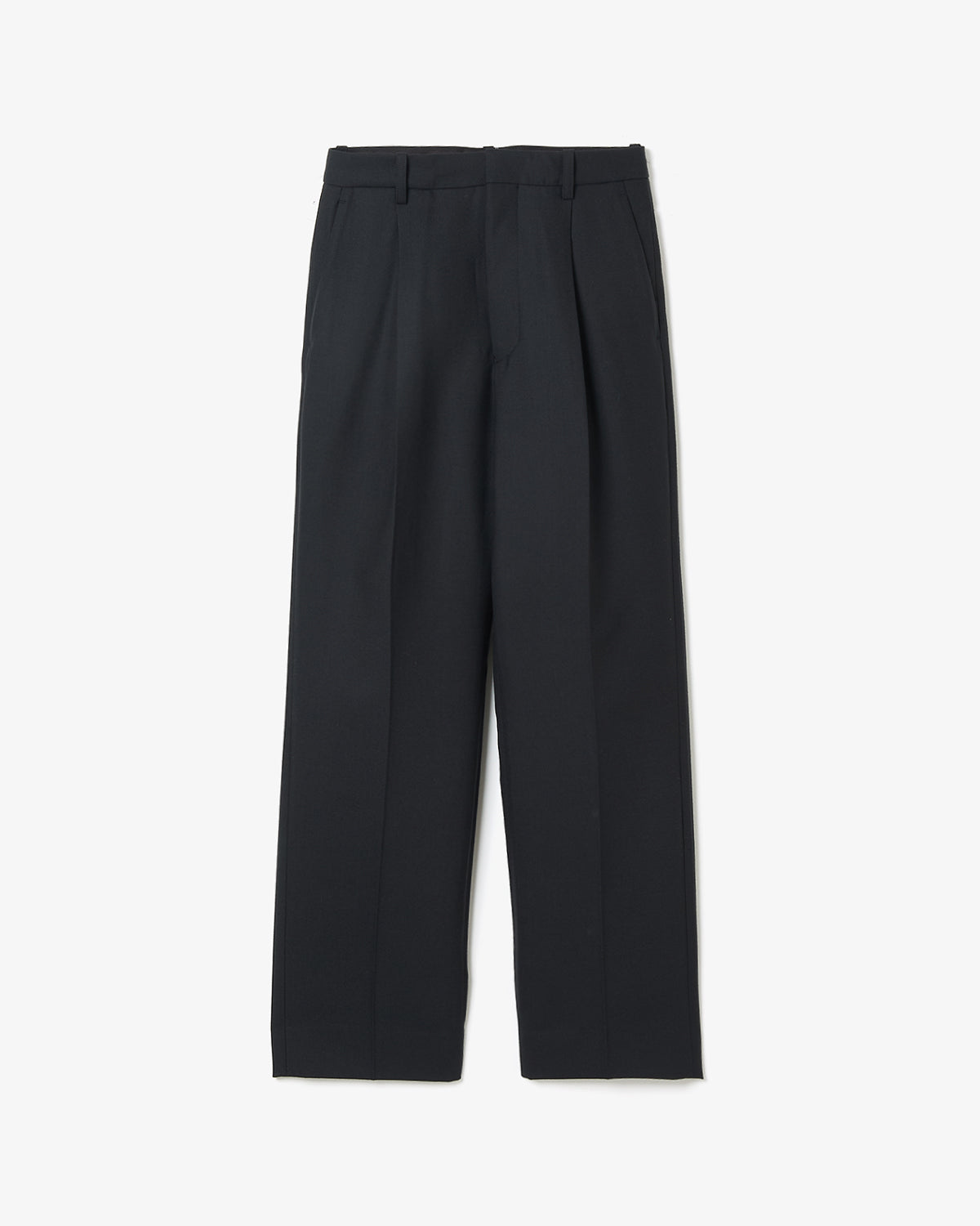 TENSE WOOL DOUBLE CLOTH SLACKS