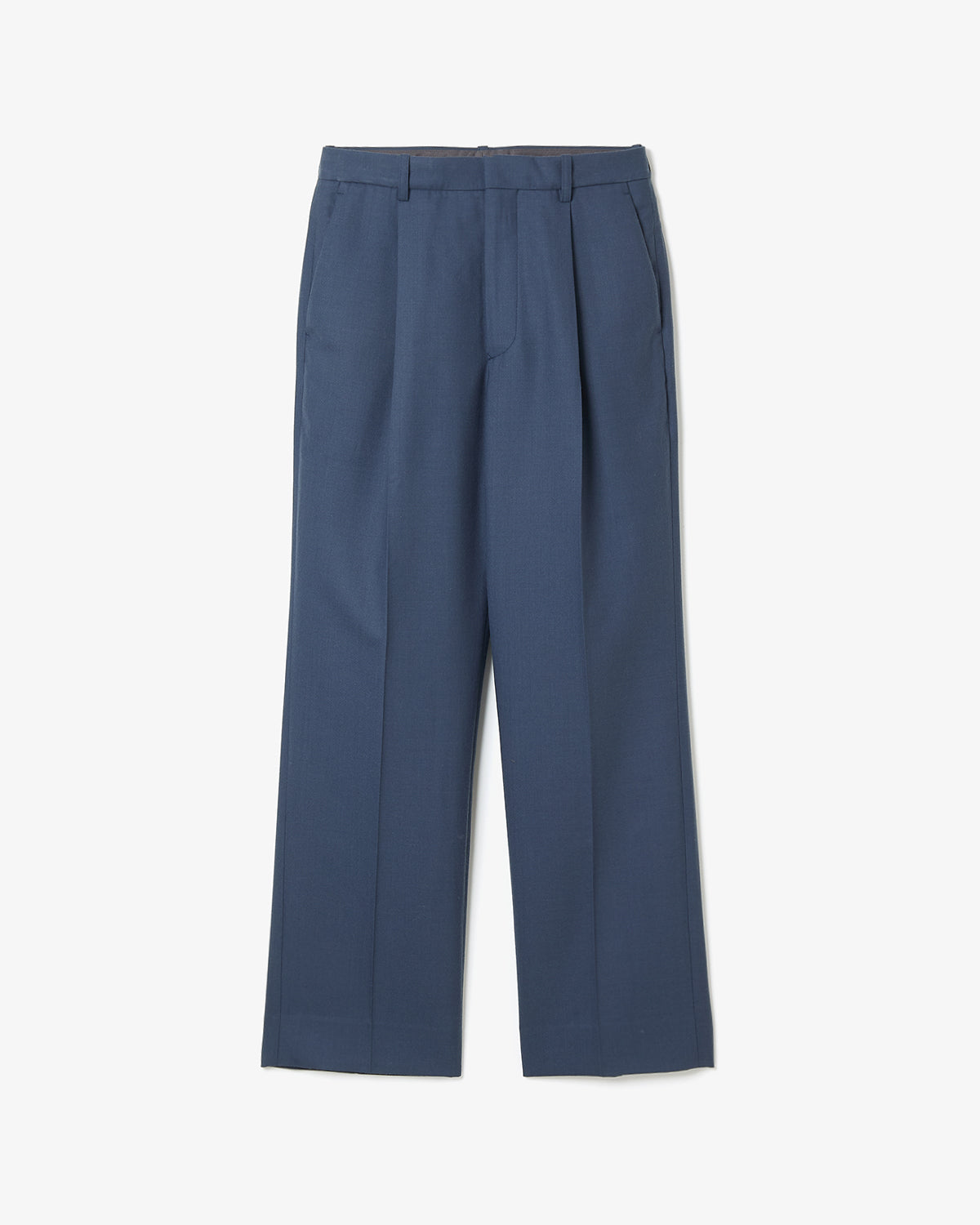 TENSE WOOL DOUBLE CLOTH SLACKS