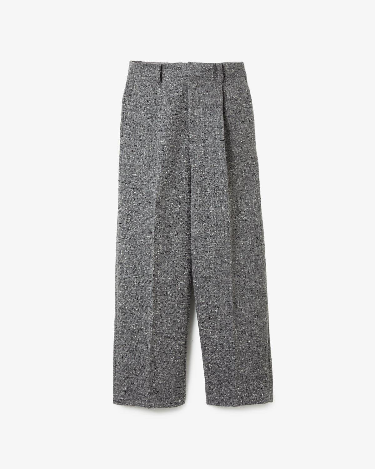 HOMESPUN TWEED ONE-TUCK SLACKS