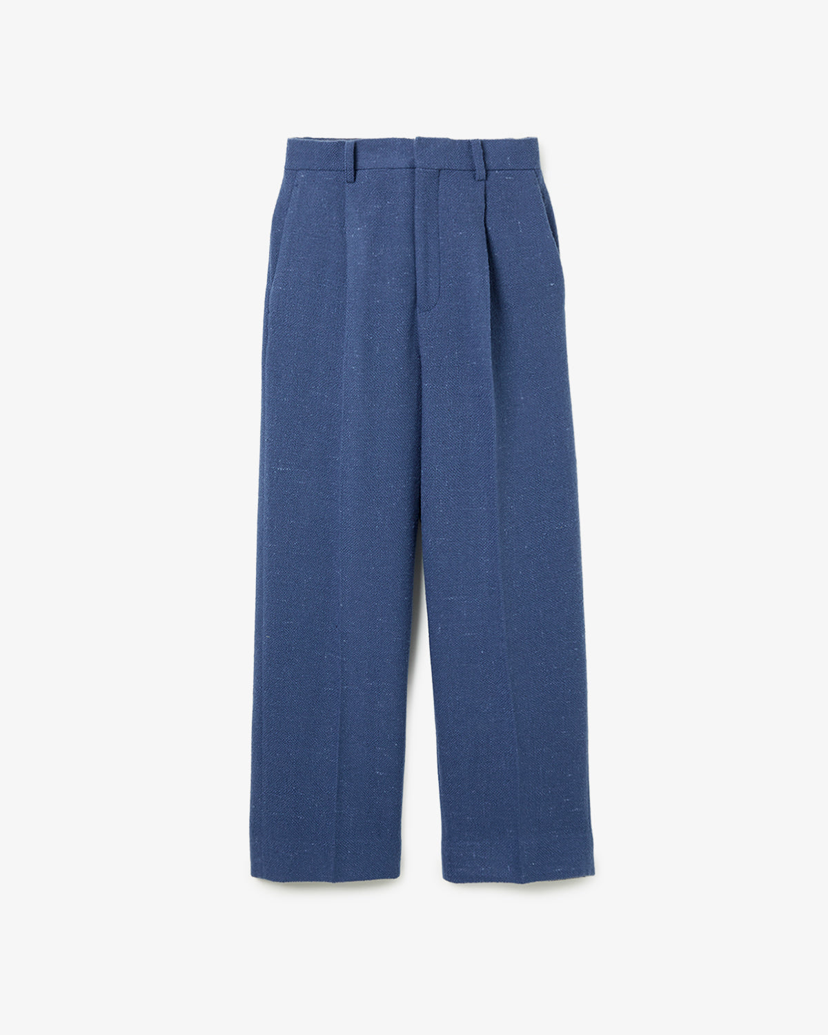 HOMESPUN TWEED ONE-TUCK SLACKS