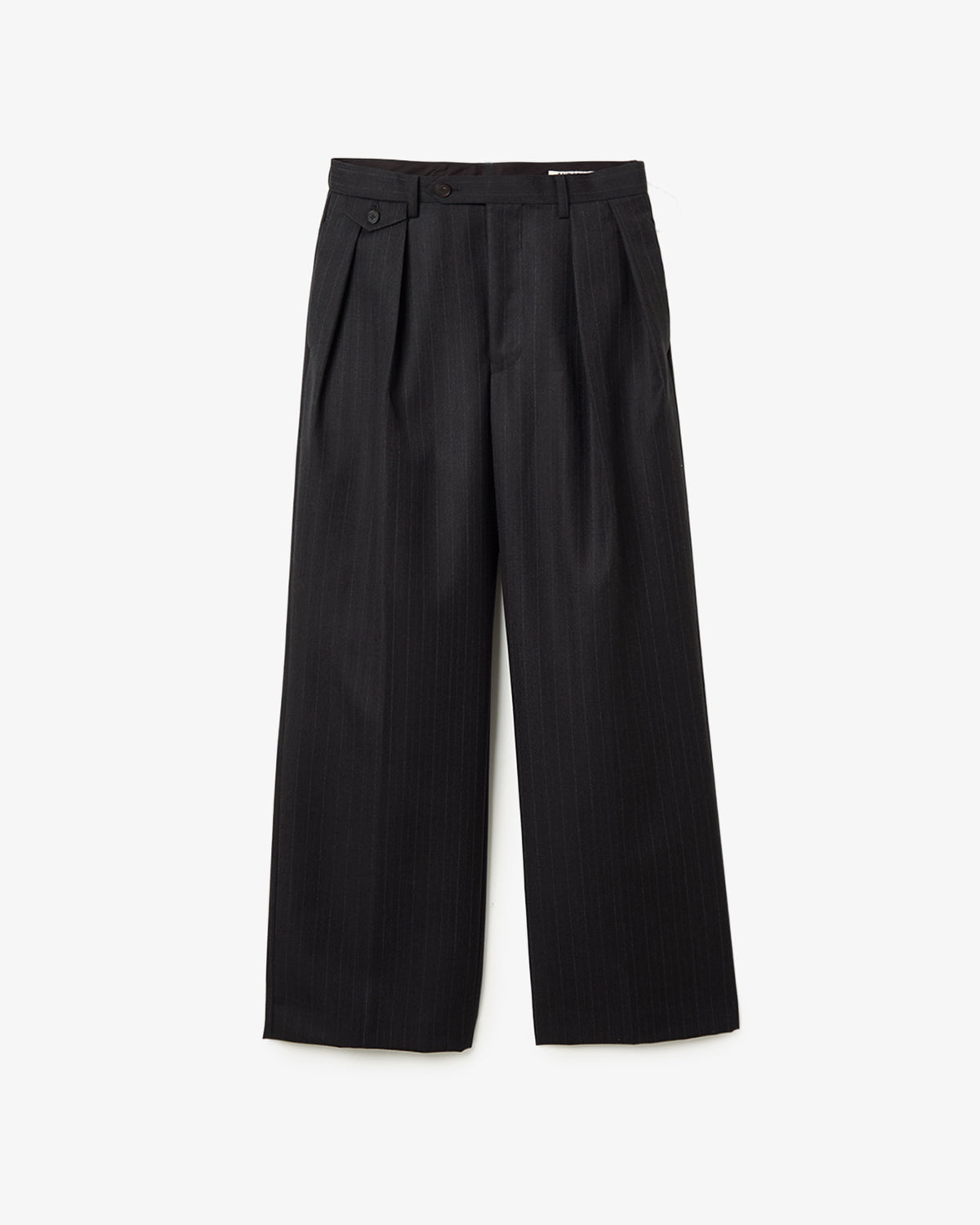 BLUEFACED WOOL TWO-TUCK SLACKS (WOMEN'S)