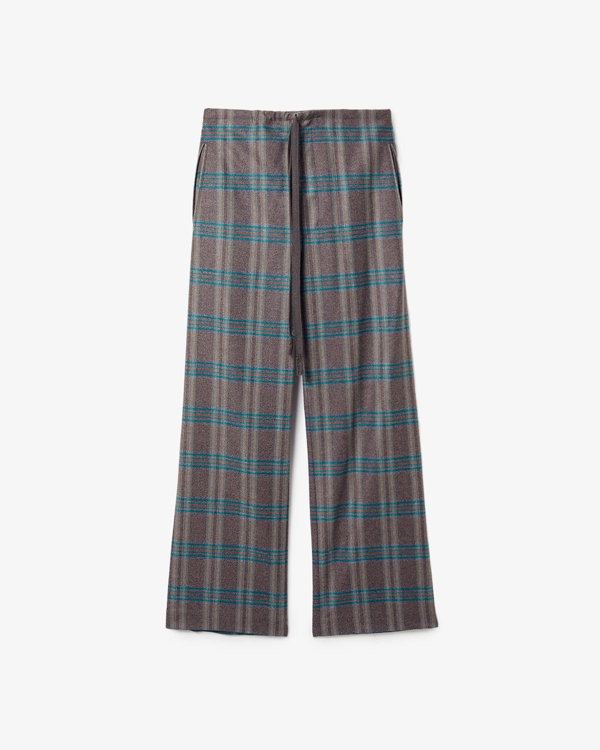 WOOL FULLING FLANNEL DRAWSTRING PANTS