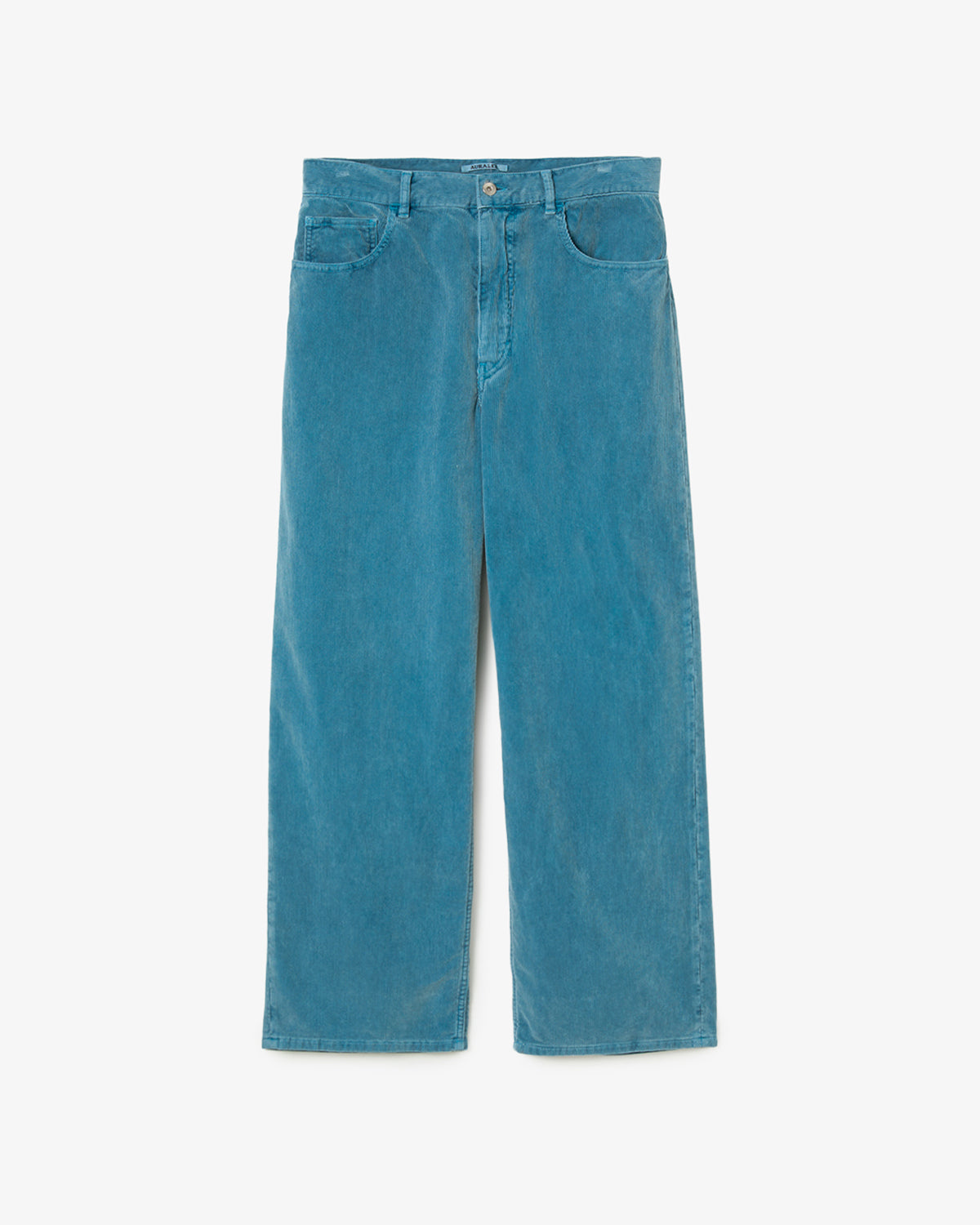 GARMENT-DYED FINX CORDUROY 5P WIDE PANTS (WOMEN'S)