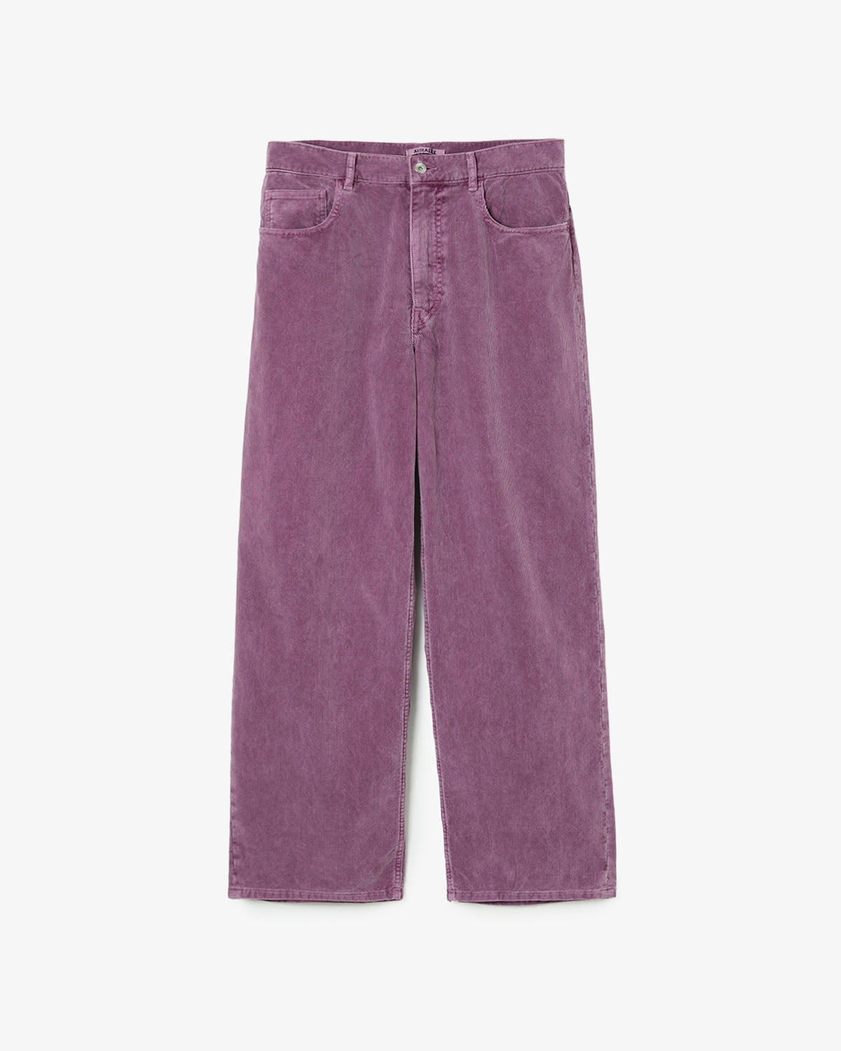 GARMENT-DYED FINX CORDUROY 5P WIDE PANTS (WOMEN'S)