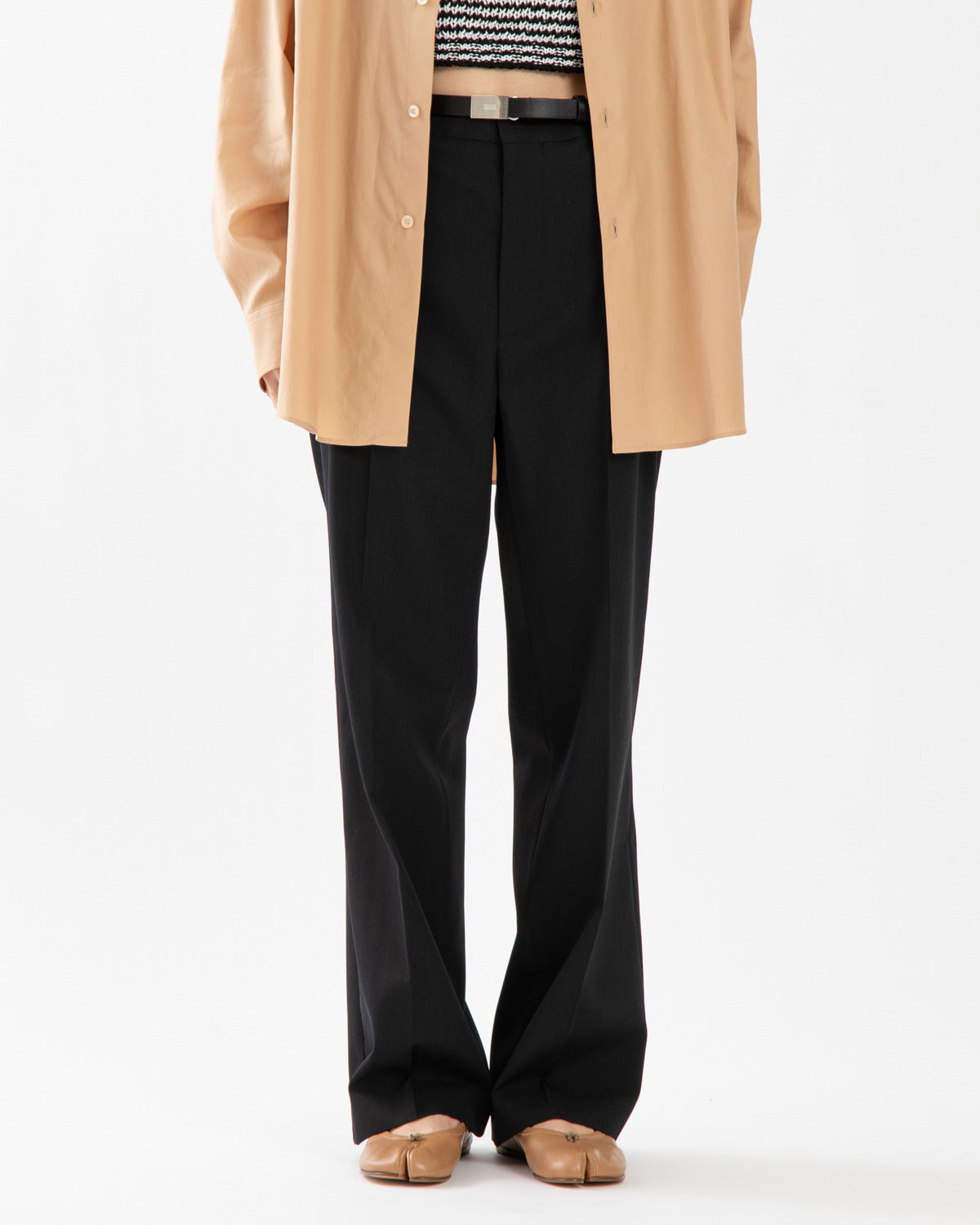 LIGHT WOOL MAX GABARDINE SLACKS
