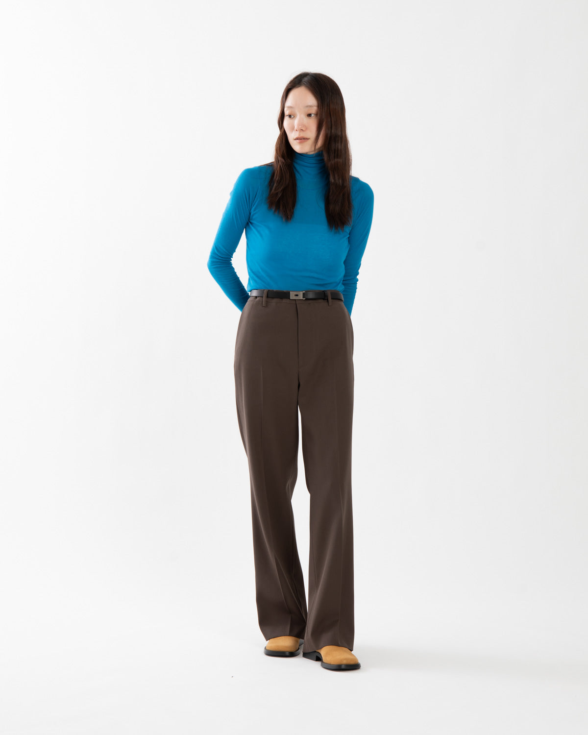 LIGHT WOOL MAX GABARDINE SLACKS