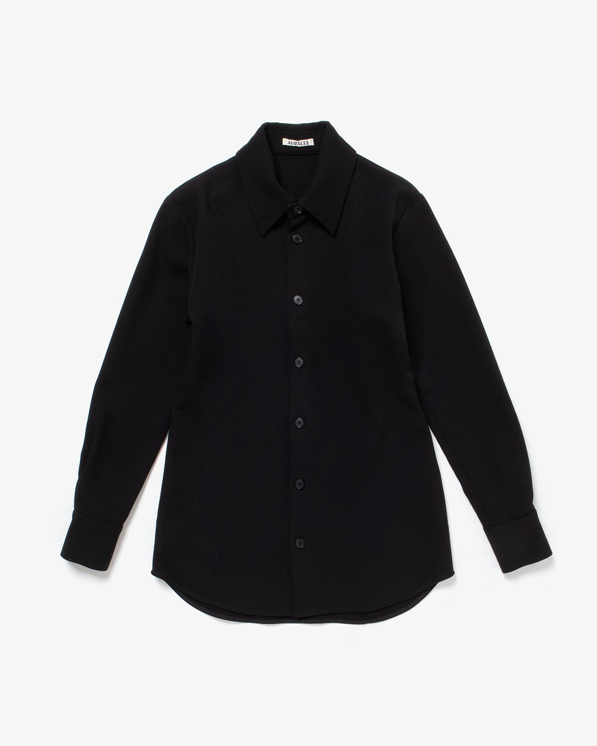 TENSE WOOL DOUBLE CLOTH SHIRT