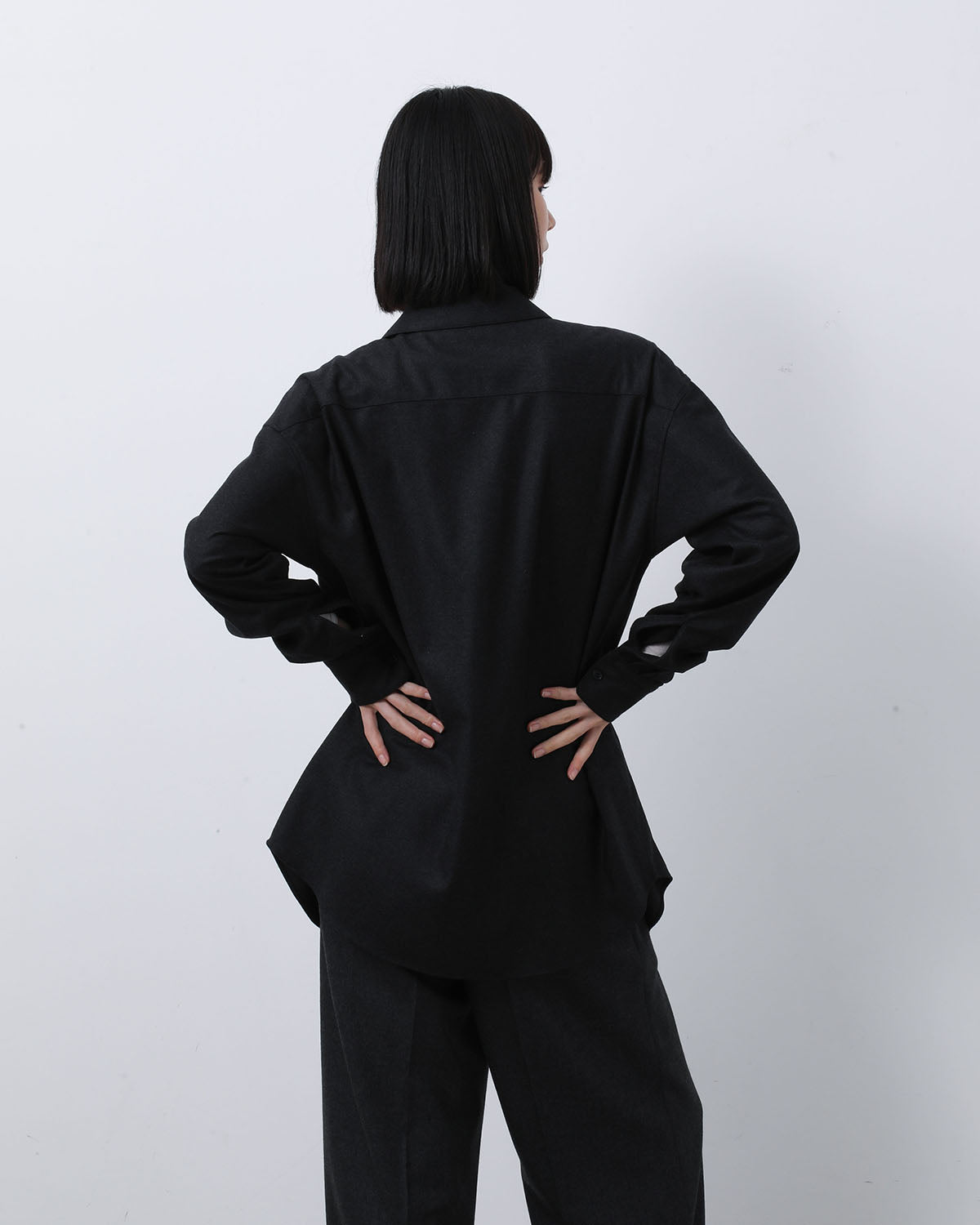 WOOL FULLING FLANNEL SHIRT (WOMEN'S)