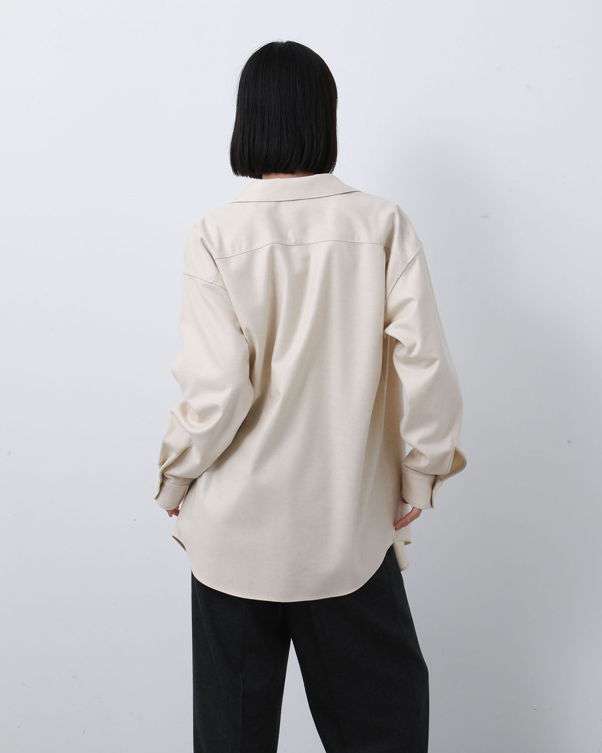 WOOL FULLING FLANNEL SHIRT (WOMEN'S)