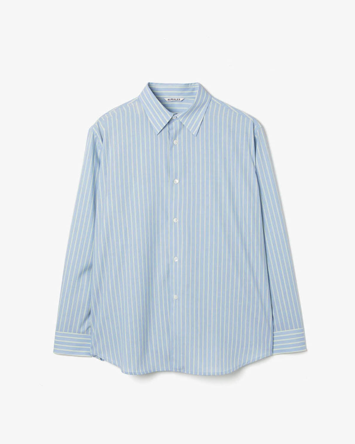 SUPER FINE WOOL STRIPE SHIRT (WOMEN'S)
