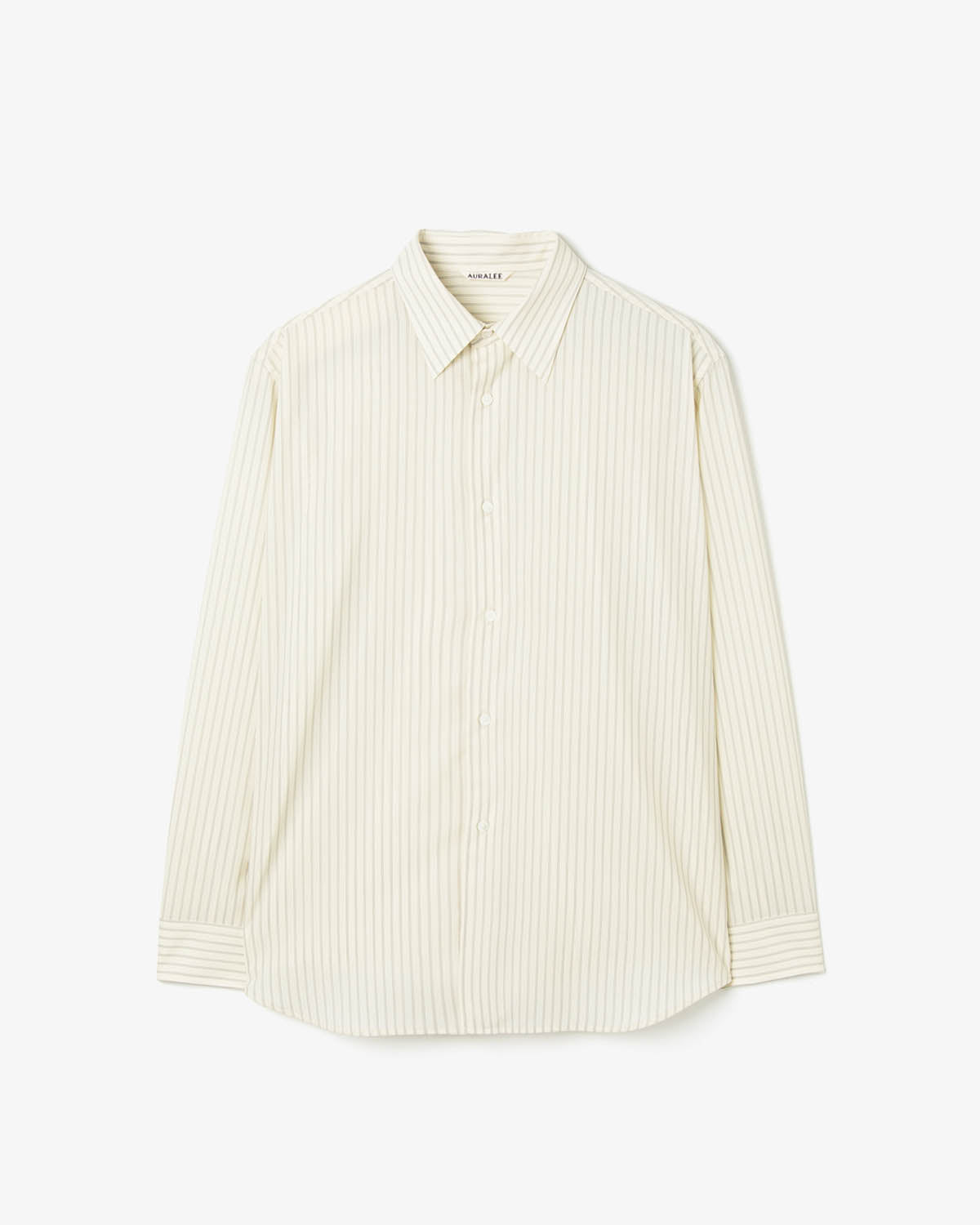 SUPER FINE WOOL STRIPE SHIRT (WOMEN'S)