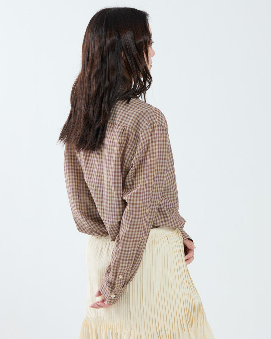 AIRY LIGHT COTTON CHECK SHIRT (WOMEN'S) – COVERCHORD
