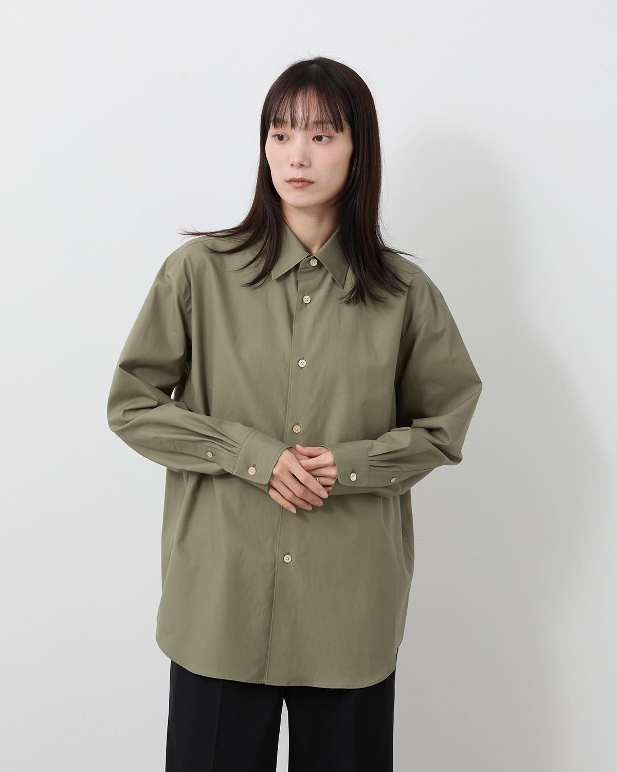 WASHED FINX TWILL SHIRT (WOMEN'S)