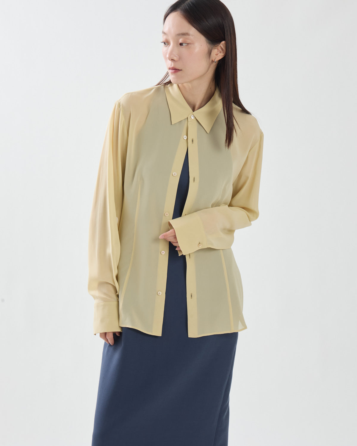 AIRY SILK GEORGETTE SHIRT