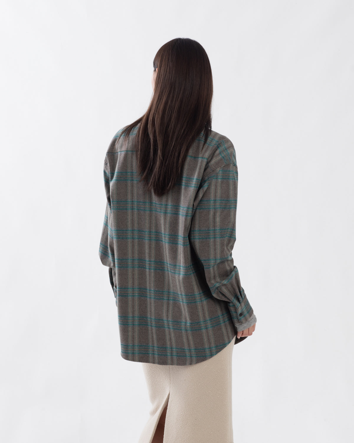 WOOL FULLING FLANNEL SHIRT
