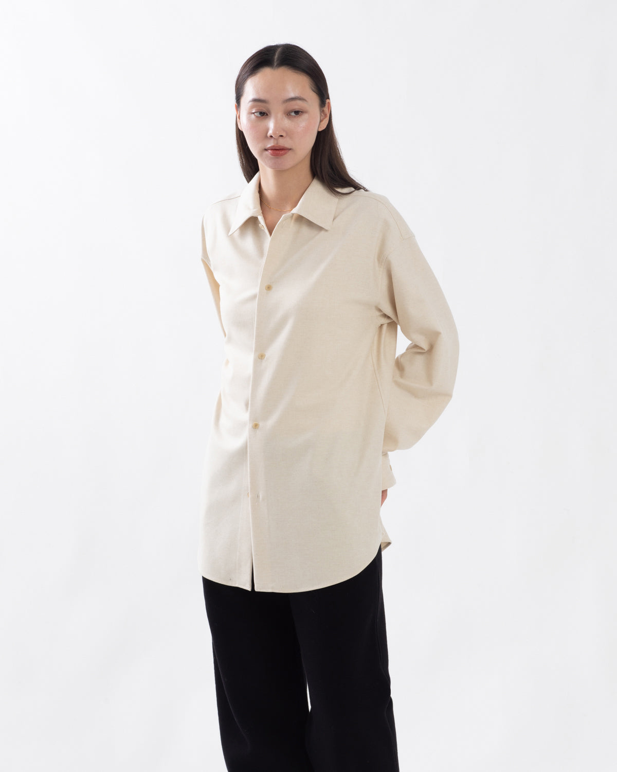 WOOL FULLING FLANNEL SHIRT