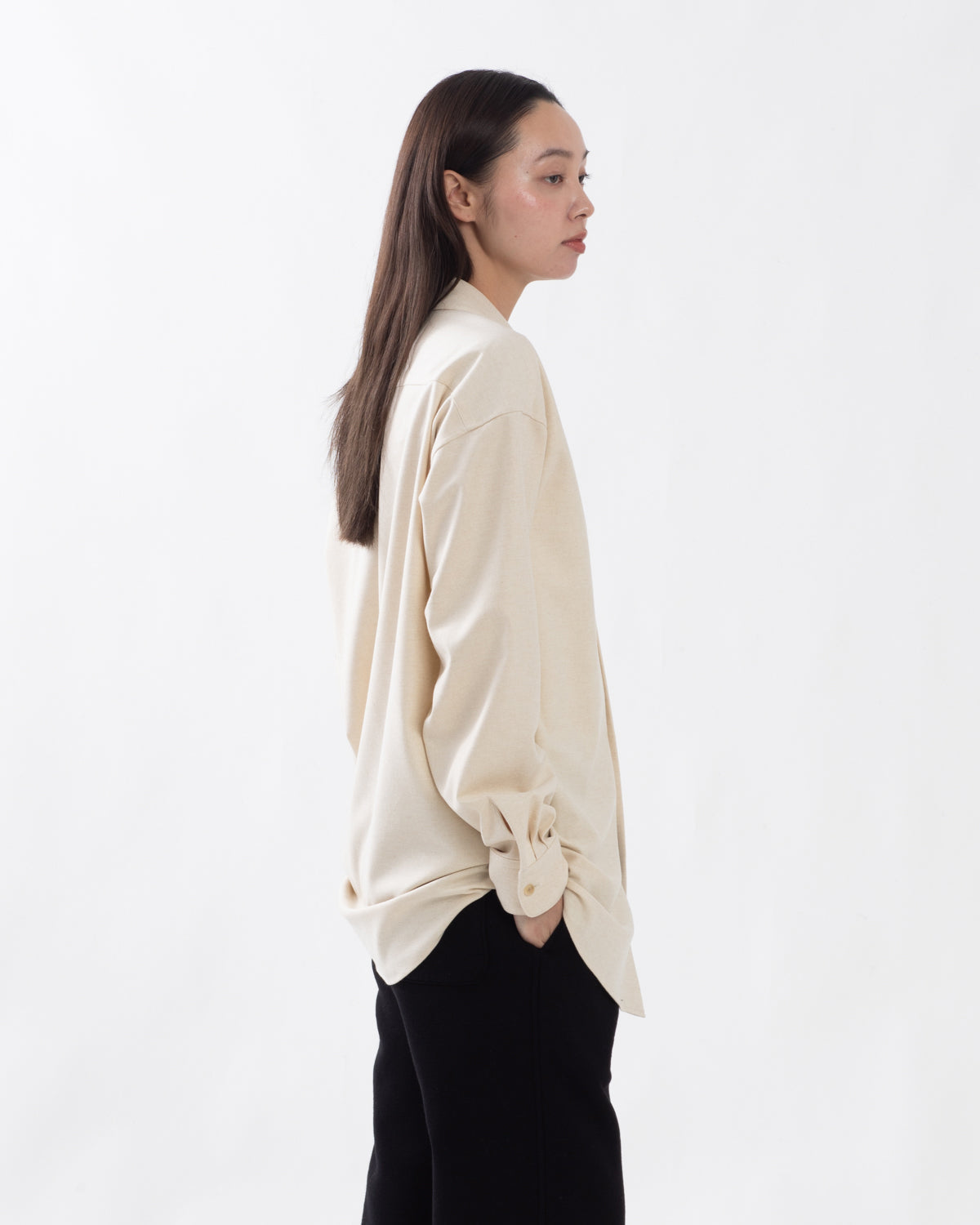 WOOL FULLING FLANNEL SHIRT