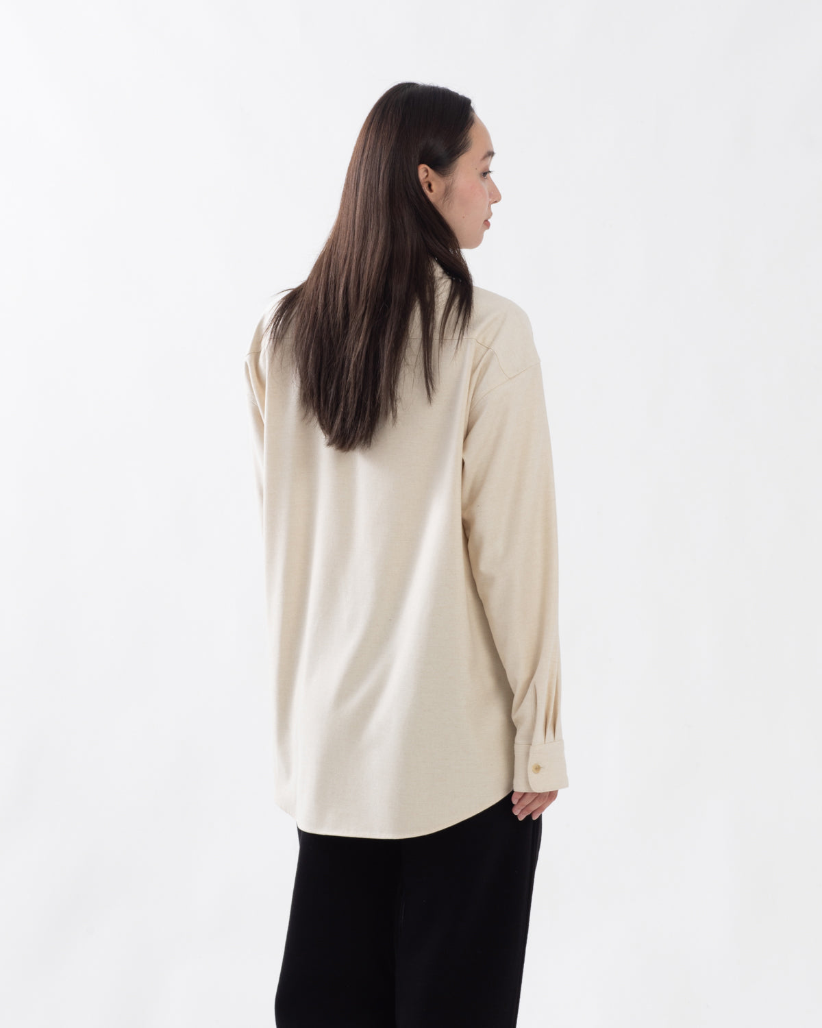 WOOL FULLING FLANNEL SHIRT