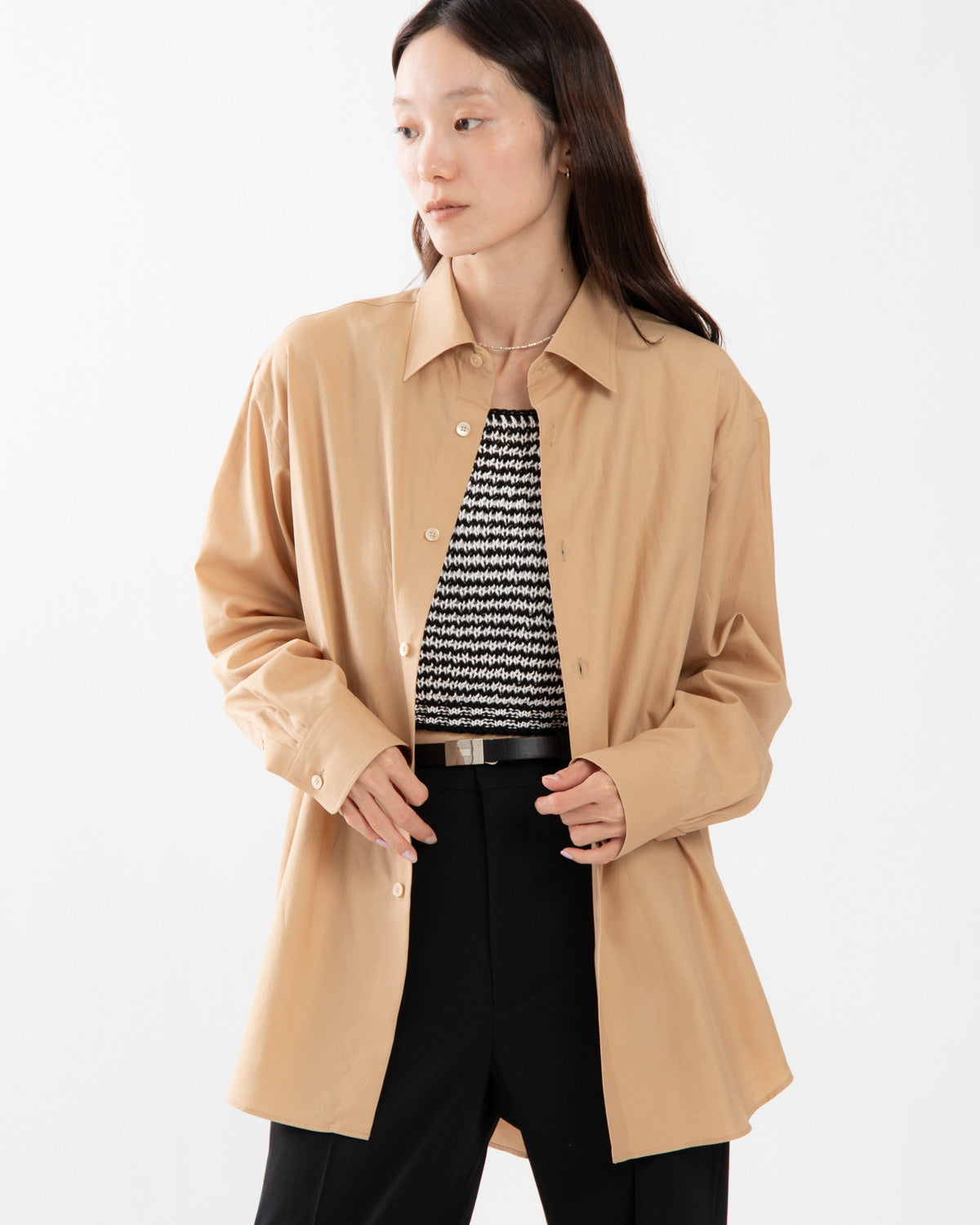 WASHED FINX TWILL SHIRT (WOMEN'S)