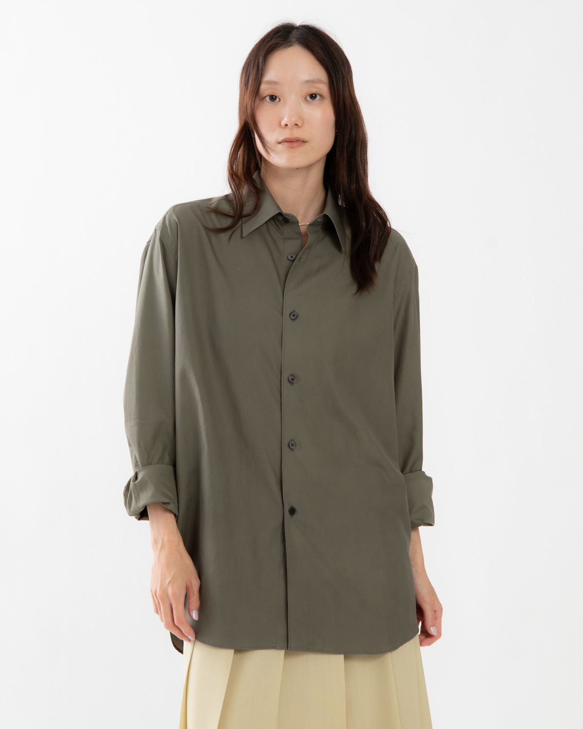 WASHED FINX TWILL SHIRT (WOMEN'S)