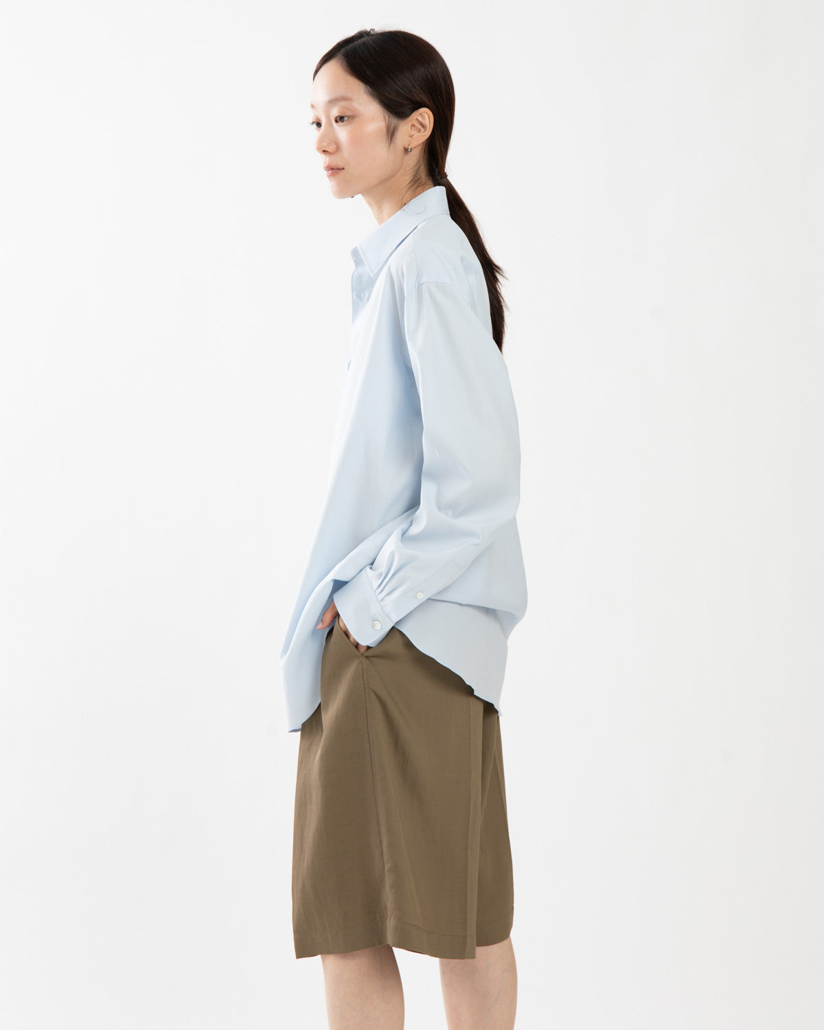 WASHED FINX TWILL SHIRT (WOMEN'S)