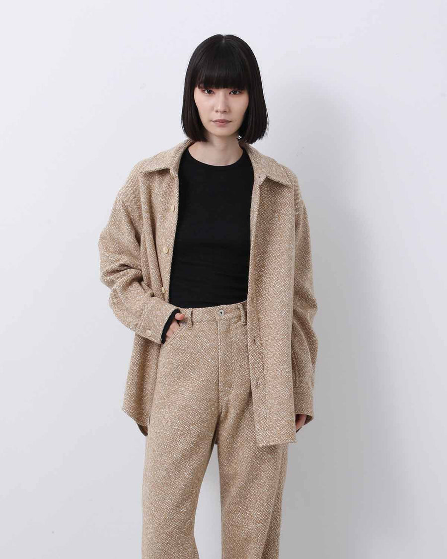 HOMESPUN TWEED SHIRT BLOUSON (WOMEN'S) – COVERCHORD