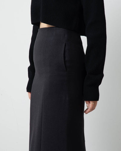 LIGHT MELTON SKIRT