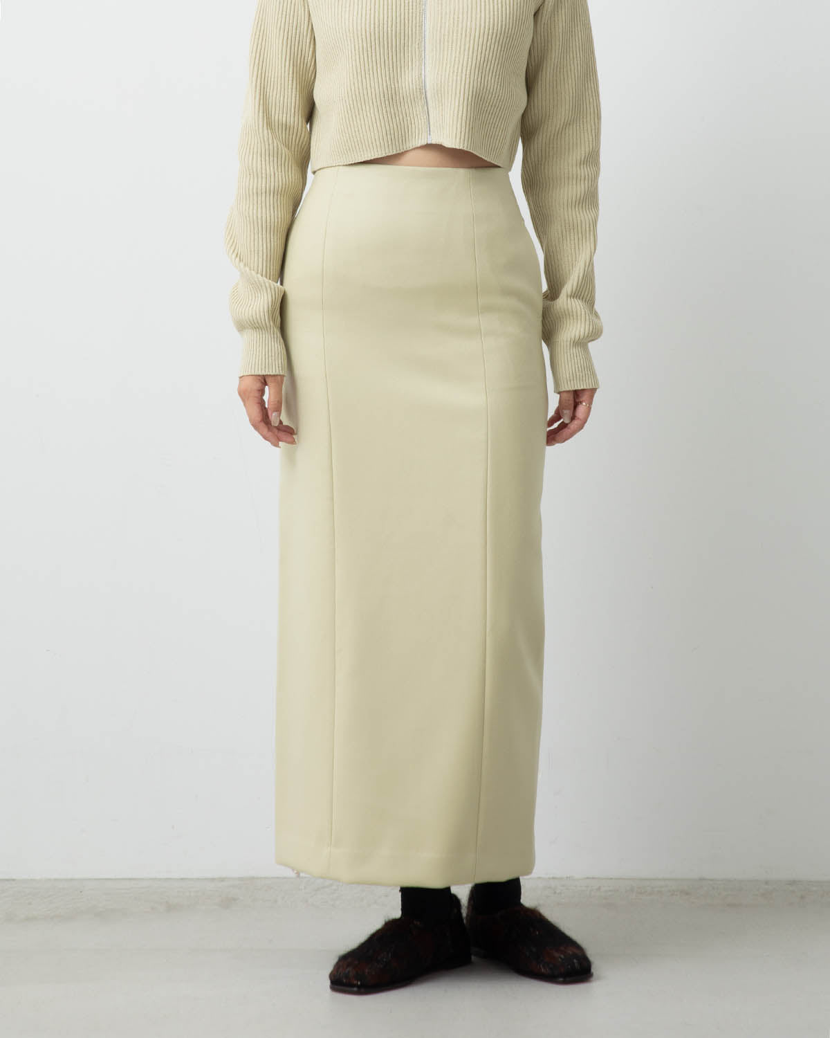 LIGHT MELTON SKIRT