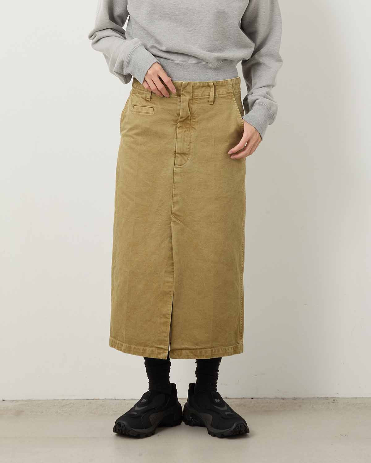 PRODUCT DYED FINX CHINO SKIRT