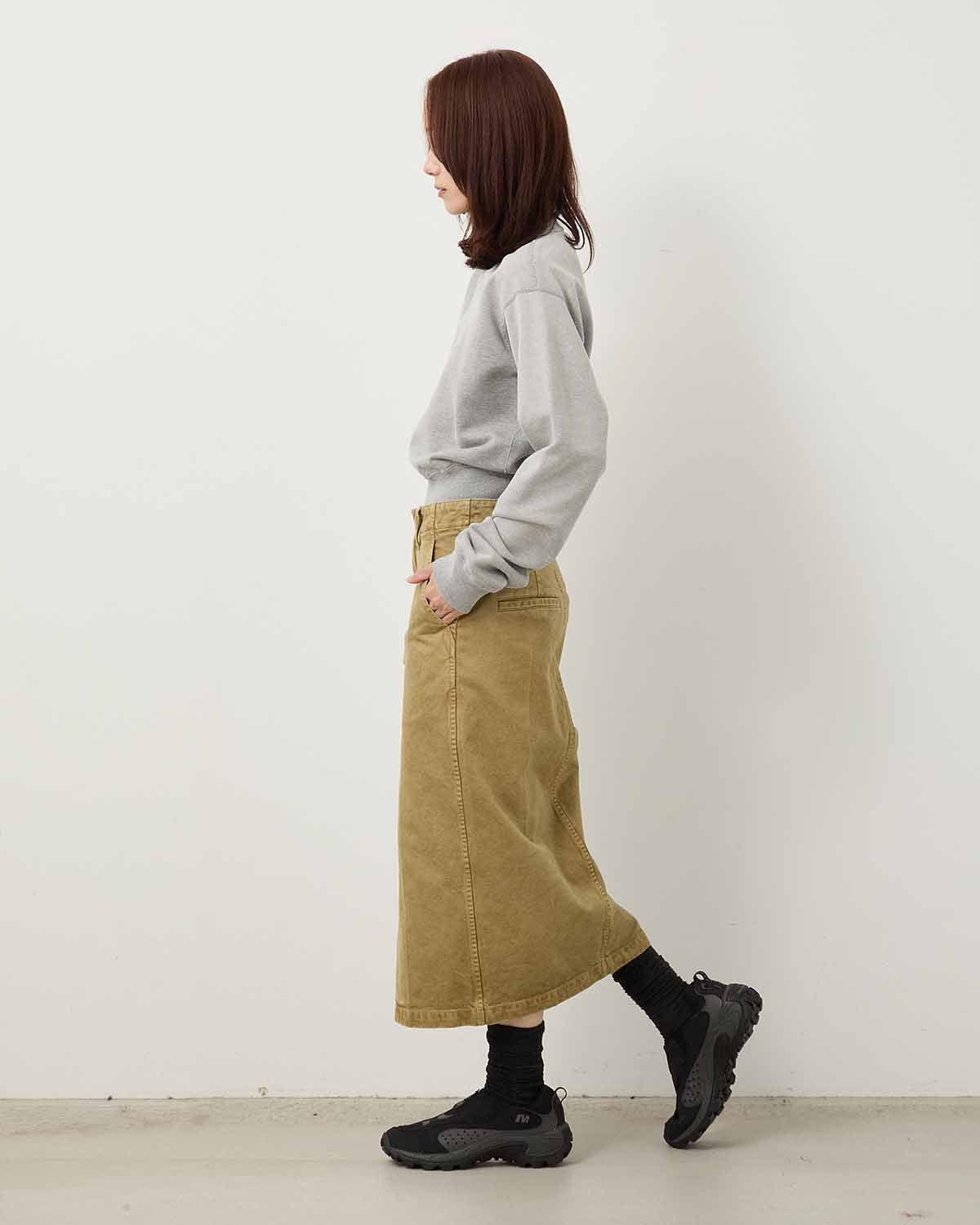 PRODUCT DYED FINX CHINO SKIRT