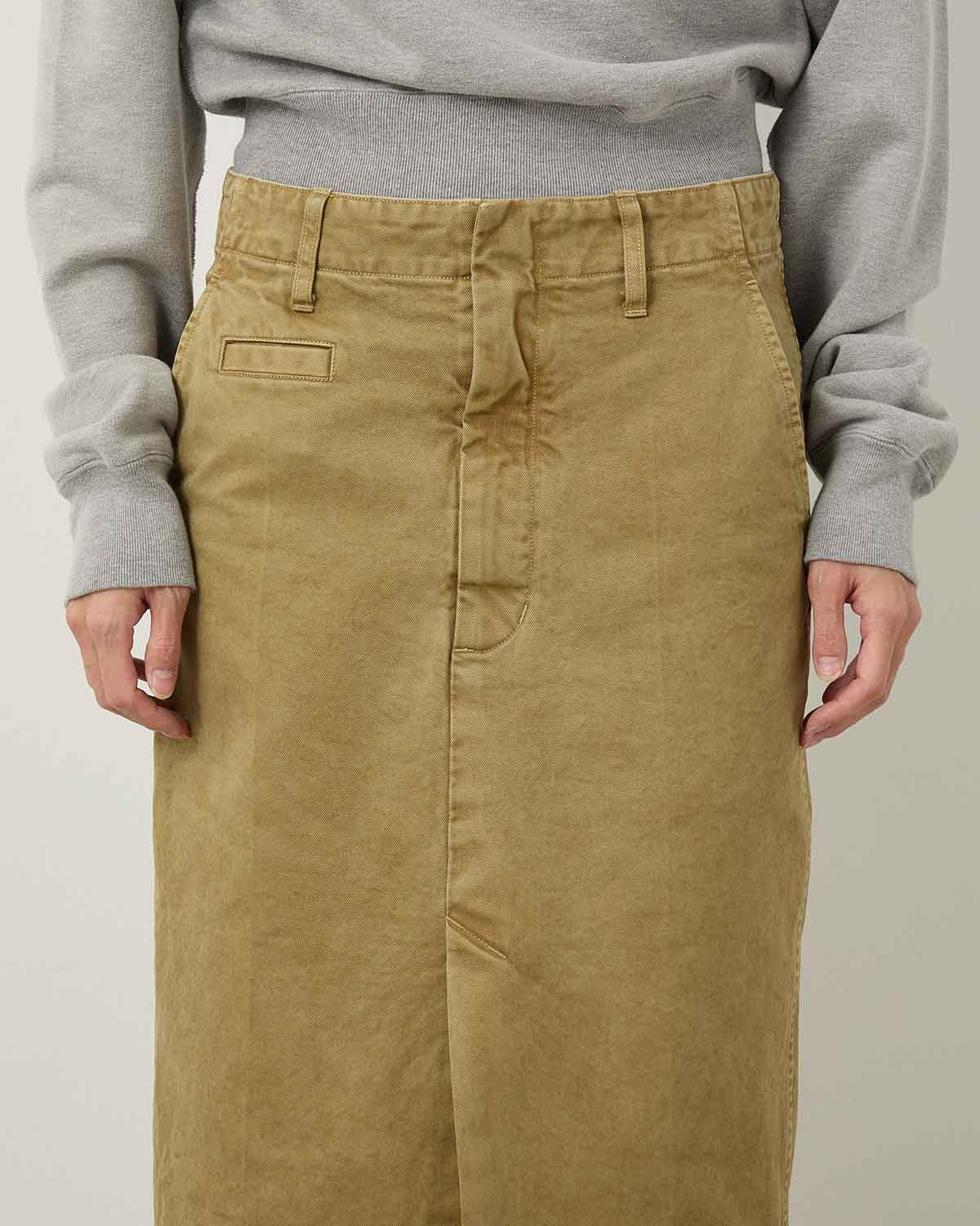 PRODUCT DYED FINX CHINO SKIRT