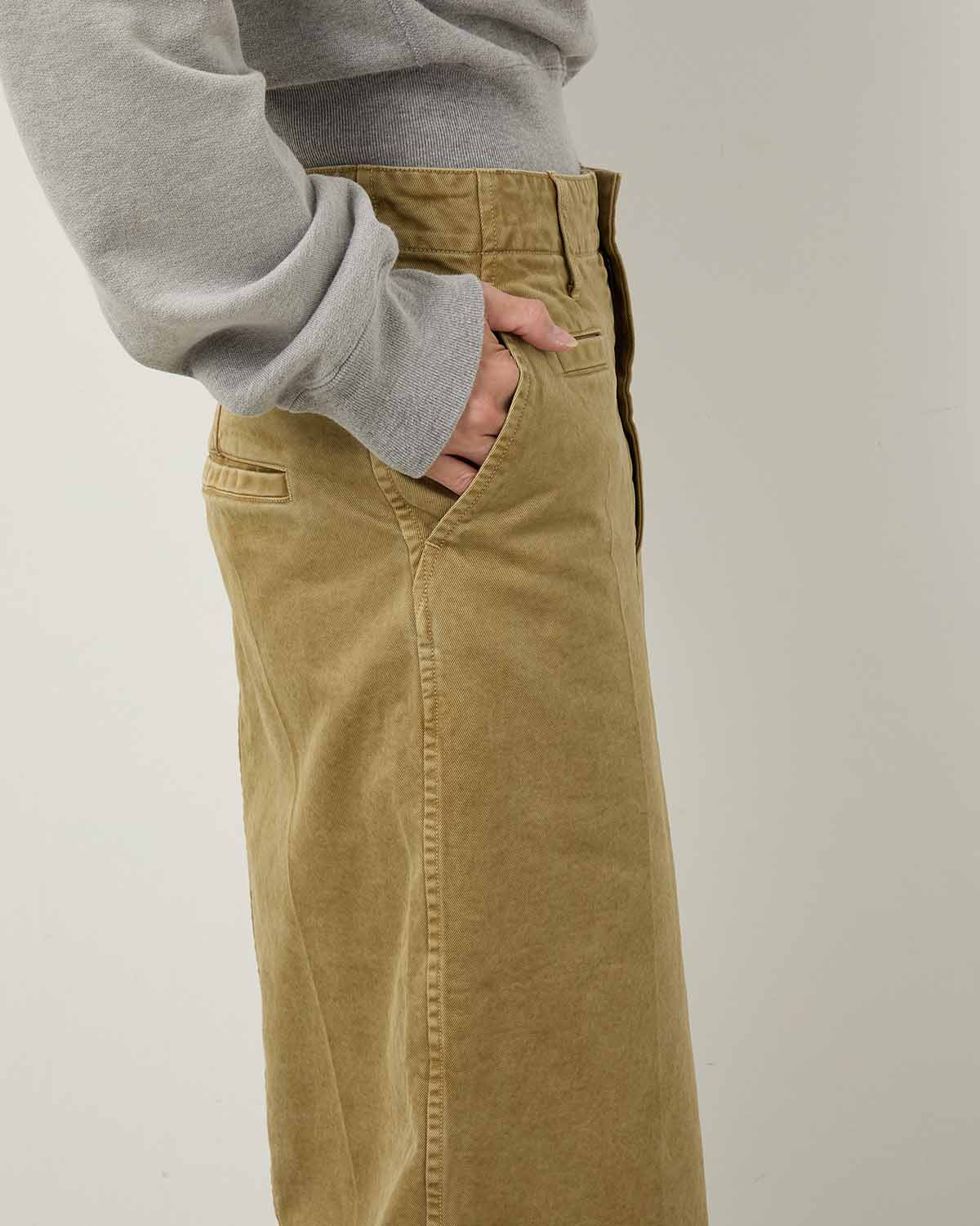 PRODUCT DYED FINX CHINO SKIRT