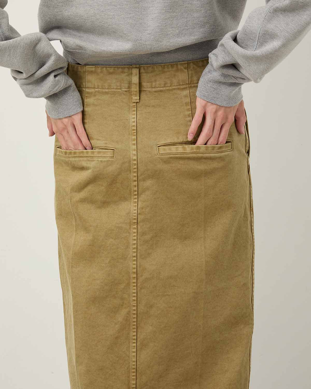 PRODUCT DYED FINX CHINO SKIRT