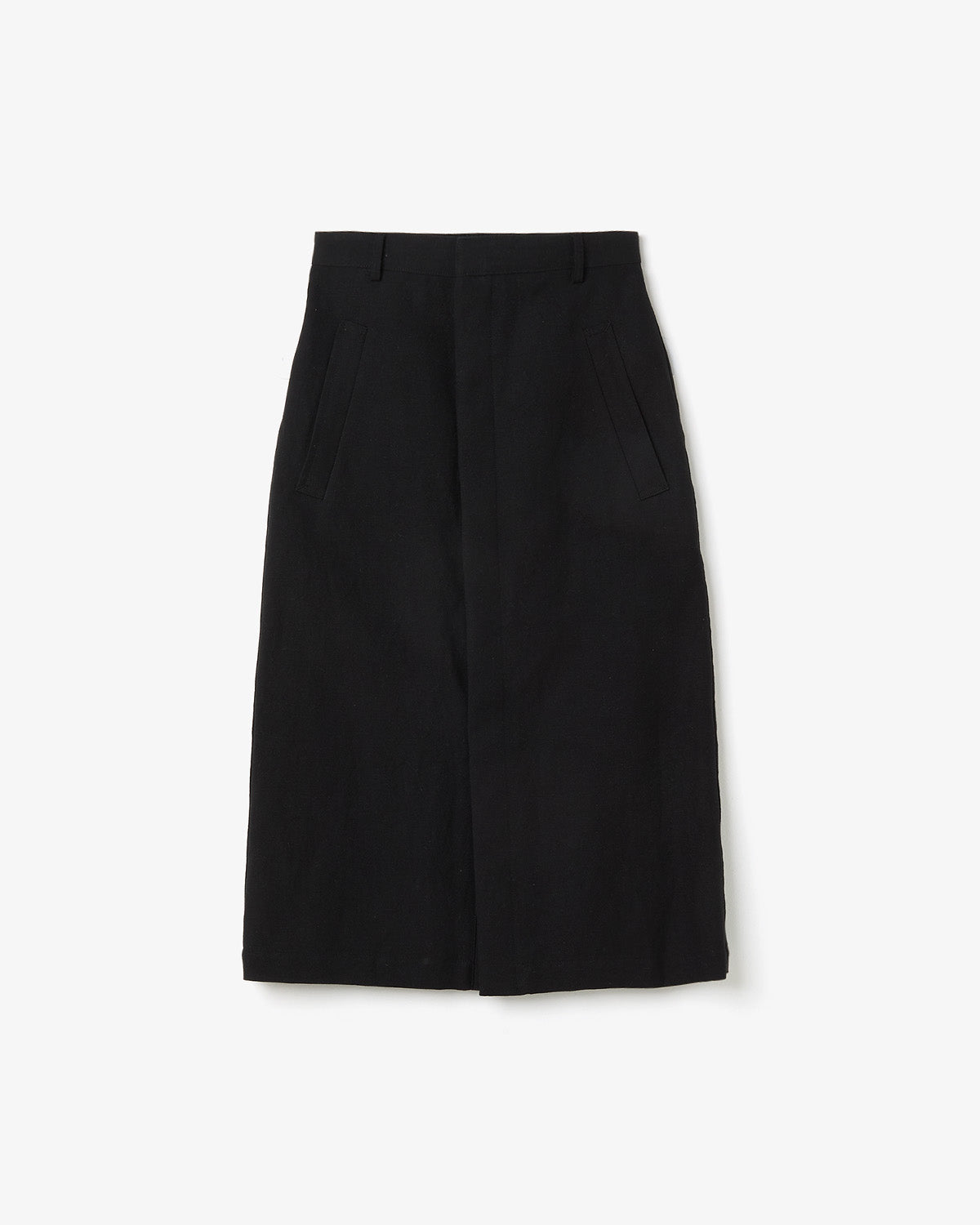 WOOL COTTON LINEN OX SKIRT