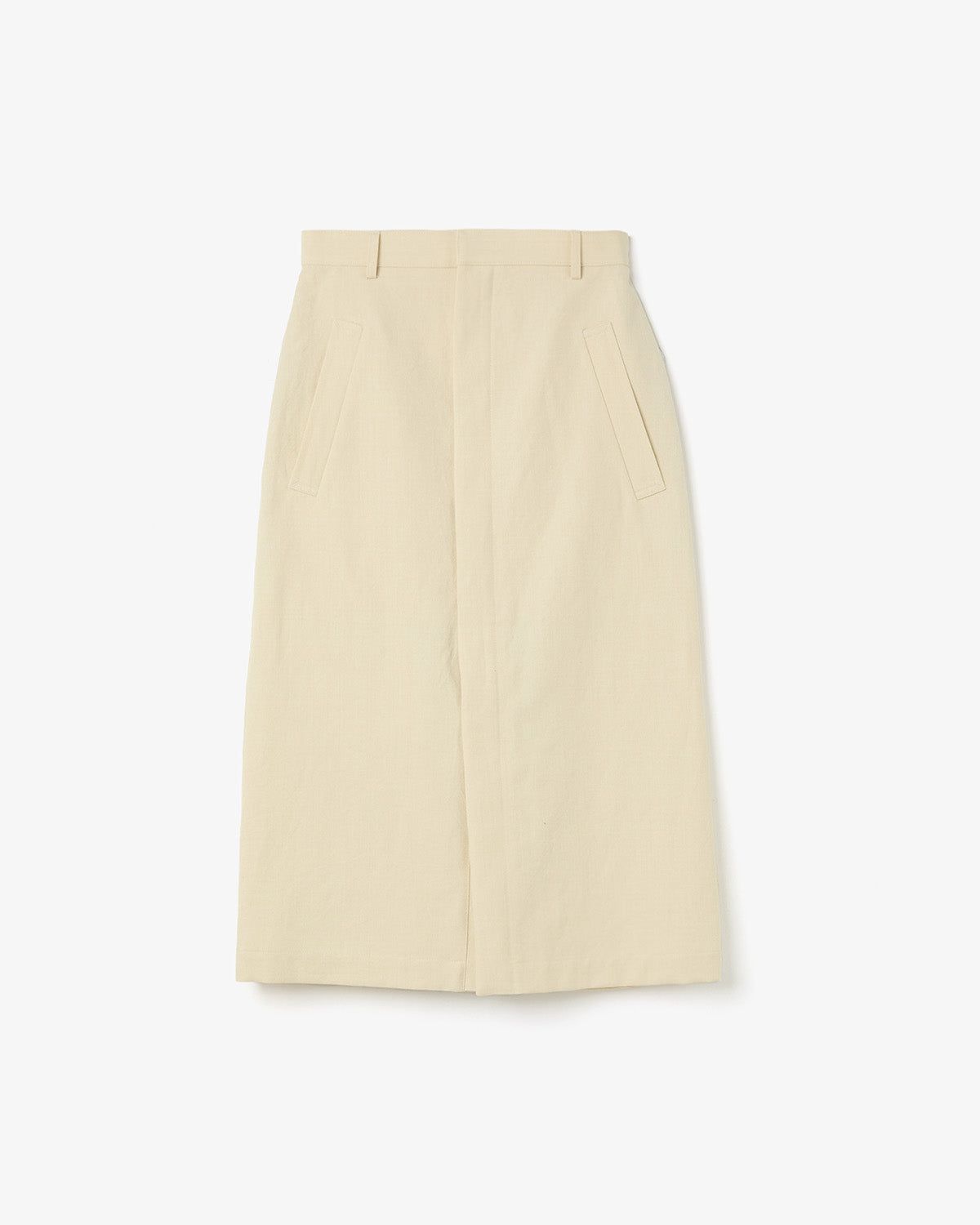 WOOL COTTON LINEN OX SKIRT