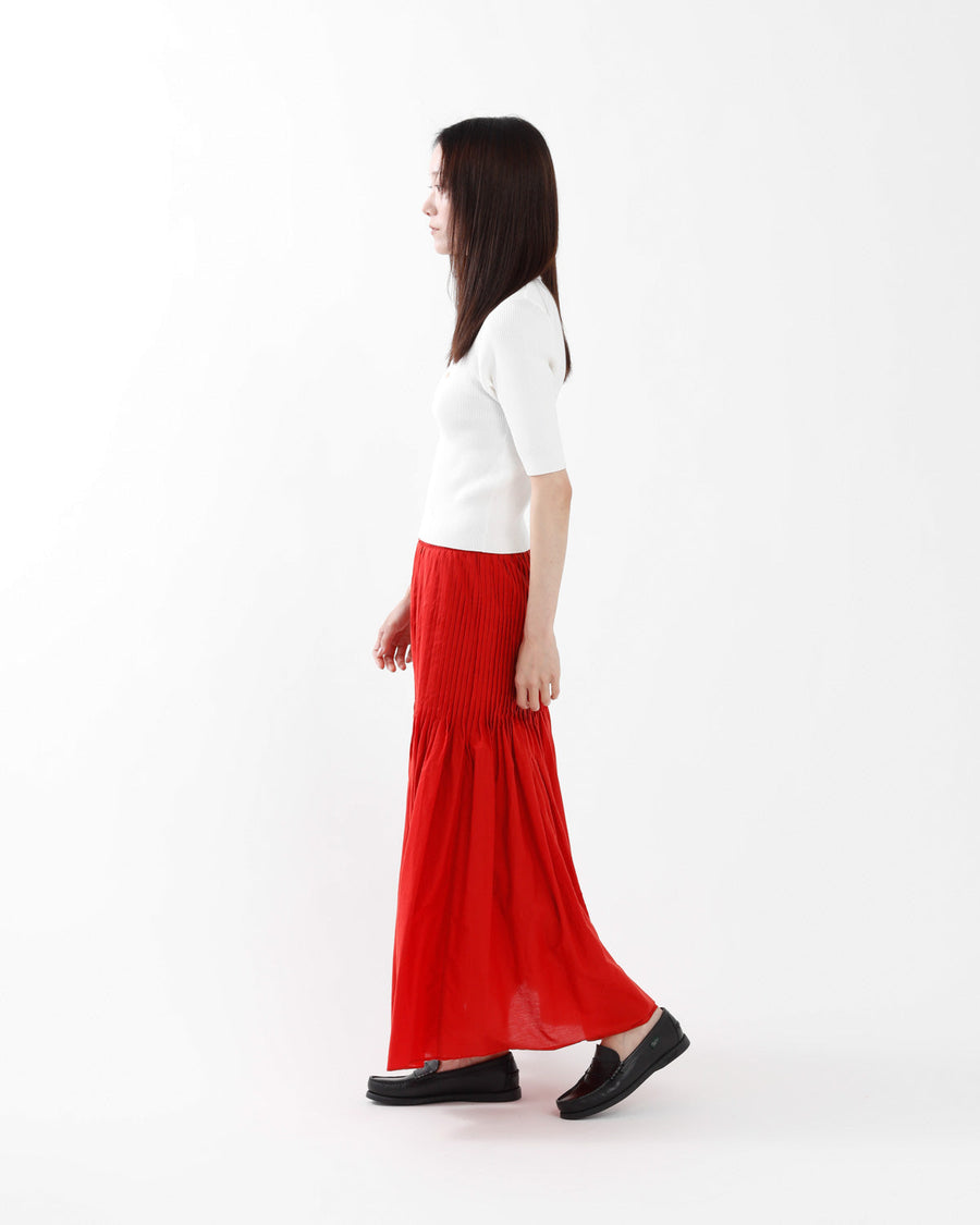 SUPER FINE COTTON LAWN PIN-TUCK SKIRT – COVERCHORD