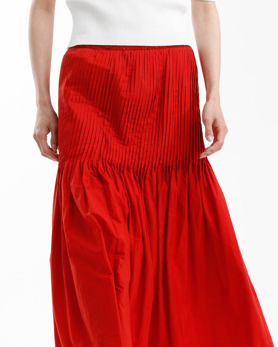 SUPER FINE COTTON LAWN PIN-TUCK SKIRT – COVERCHORD