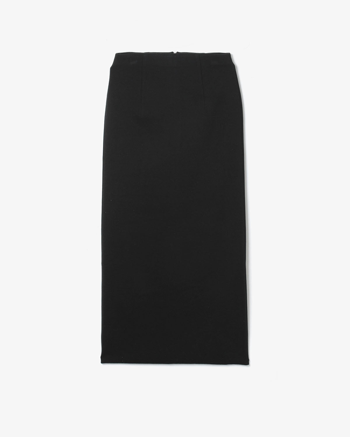 DOUBLE FACED SILK COTTON KNIT SKIRT
